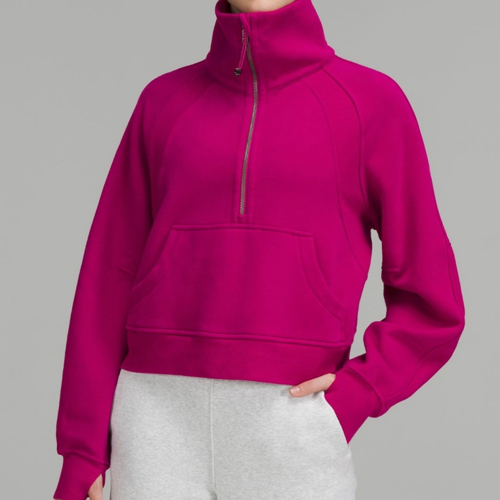 Scuba Oversized Funnel Neck Half Zip